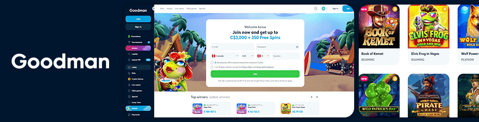 Goodman Casino Bonus