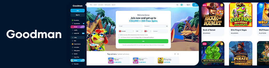 Goodman Casino Bonus