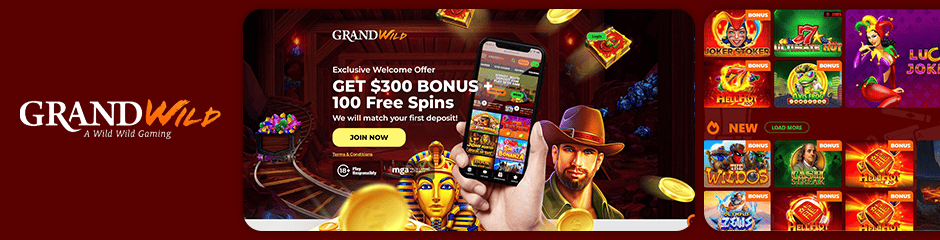 GrandWild Casino Bonus