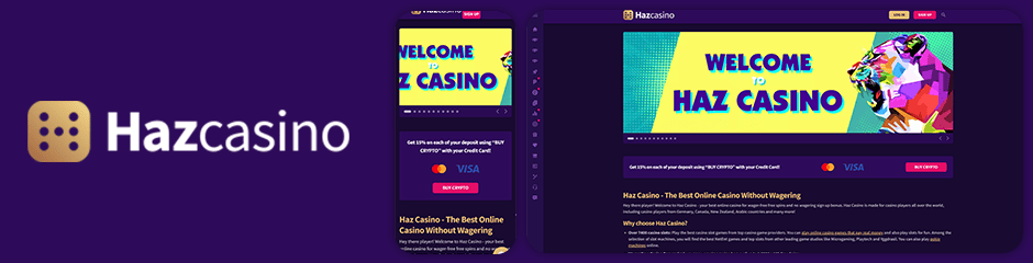 Haz Casino Bonuses