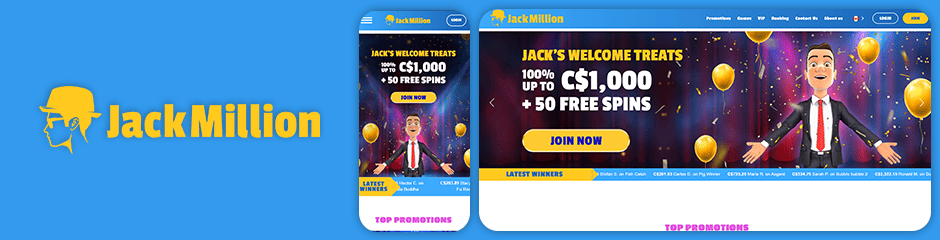 JackMillion Casino Bonus