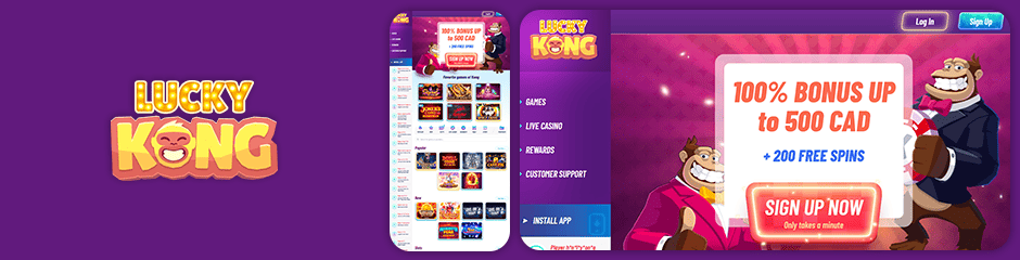 Lucky Kong Casino Bonus