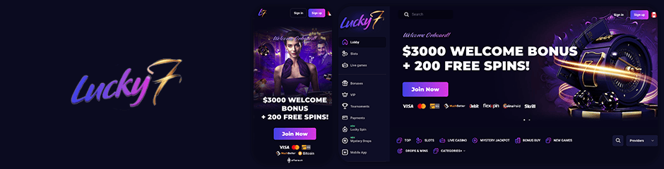 lucky7even casino bonus