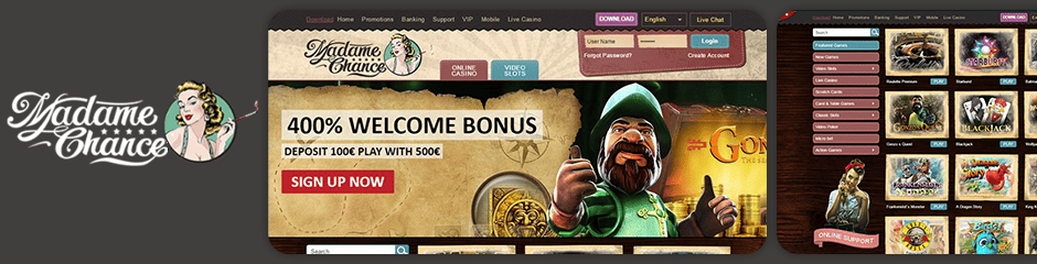 Madame Chance Casino Bonus