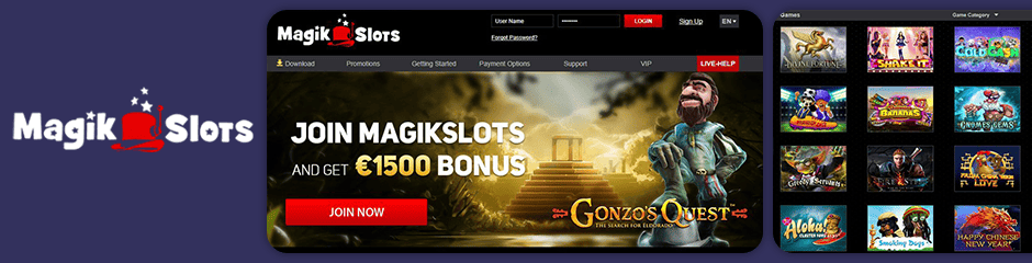 Magik Slots Casino Bonus