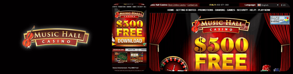 music hall casino bonus