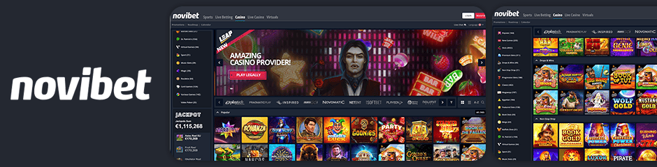 novibet casino bonus top 10