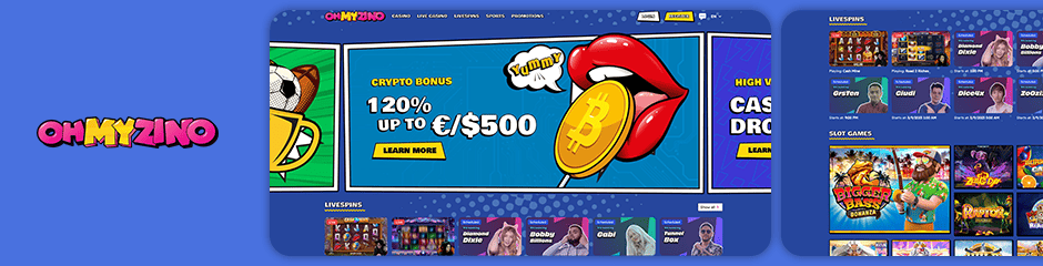 Ohmyzino Casino Bonuses