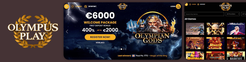 OlympusPlay Casino Bonuses