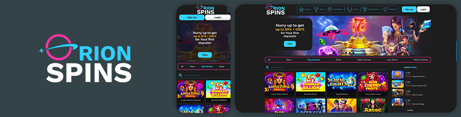 Orion Spins Casino Bonus