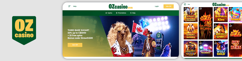 Oz Casino top 10 bonus