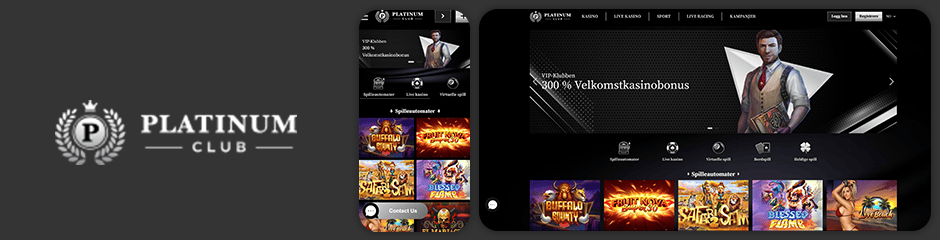 Platinum Club VIP Casino Bonus