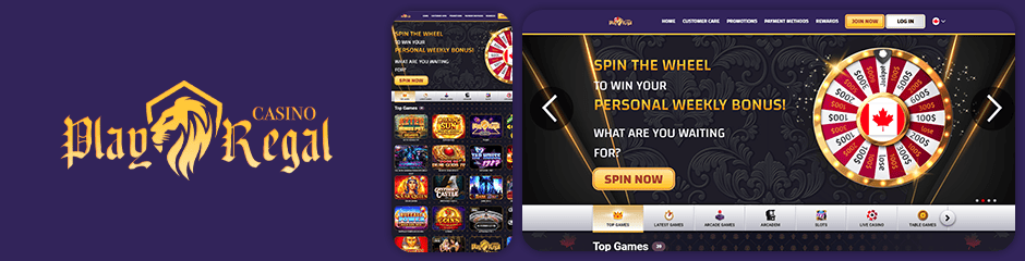 Play Regal Casino Bonuses