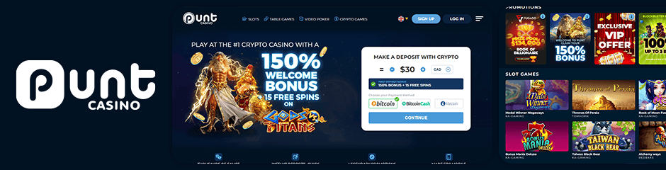 punt casino bonus