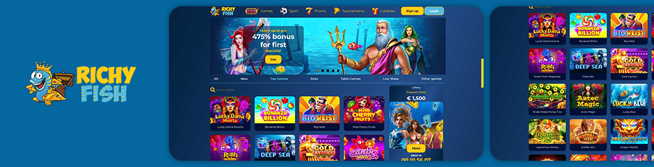 Richy Fish Casino Bonuses