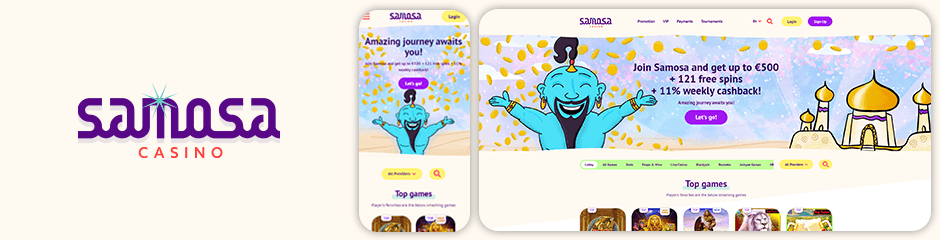 Samosa Casino Bonus