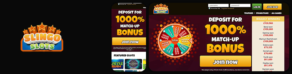 Slingo Slots Casino Bonuses
