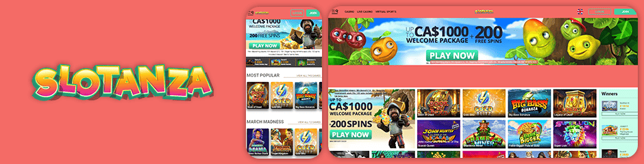 Slotanza Casino Bonus