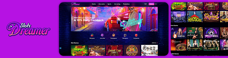 SlotsDreamer Casino Bonuses