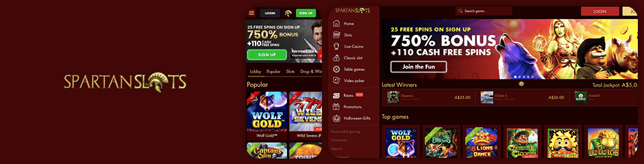 spartan slots casino top 10 bonus