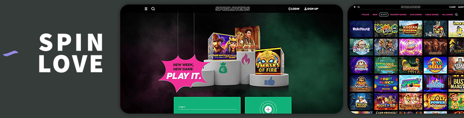 Spin Lovers Casino Bonuses
