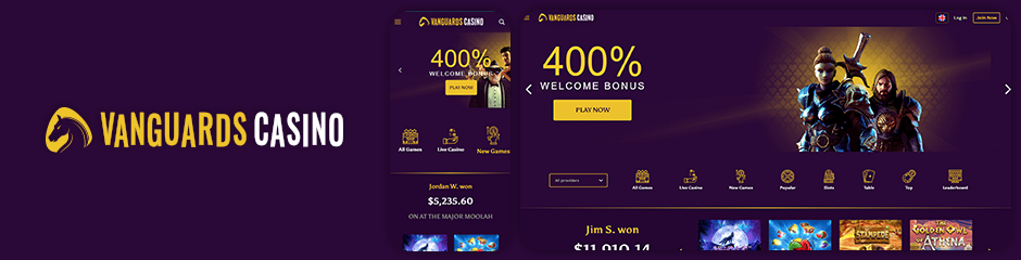 Vanguards Casino top 10 bonus