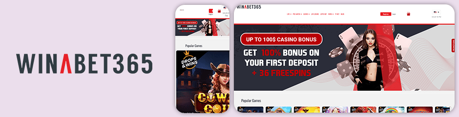 Winabet365 Casino Bonuses