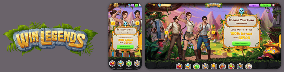 WinLegends Casino Bonuses