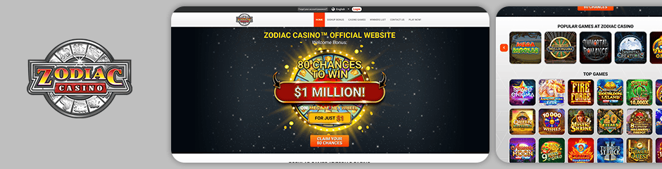 Zodiac Casino Bonus