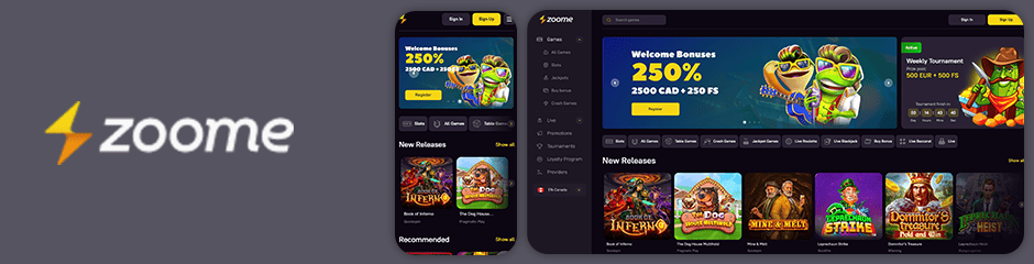 Zoome Casino Bonuses