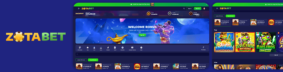 ZotaBet Casino Bonuses