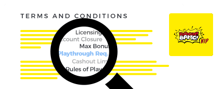 BoomBang VIP Casino Terms