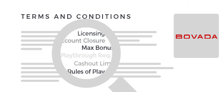 Bovada Casino Terms