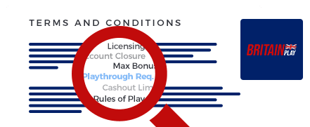 Britain Play Casino Terms