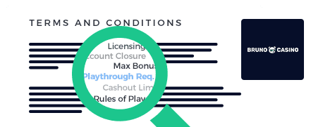 Bruno Casino Terms