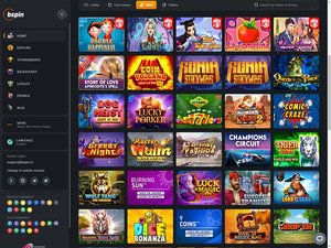 Bspin Casino software screenshot