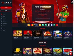 Canada777 Casino website screenshot