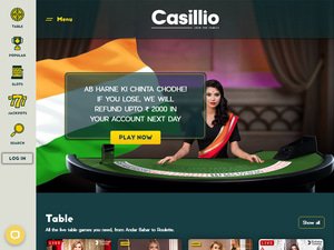 Casillio website screenshot