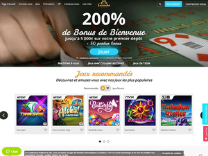 Casimba Casino website screenshot
