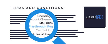 Jax Casino Terms