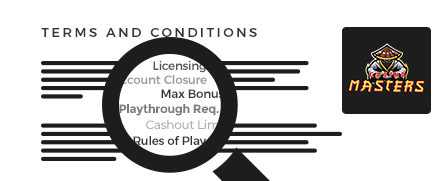 Casino Masters Terms