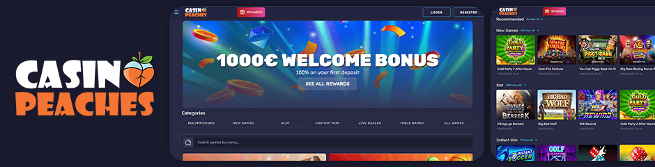casino peaches bonus