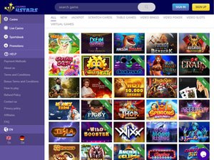 Casino4Stars software screenshot