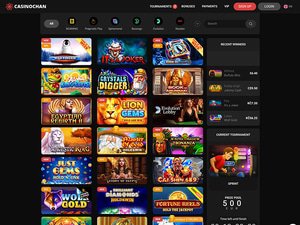 CasinoChan Casino software screenshot