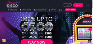 Casino Disco website screenshot