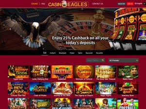 CasinoEagles website screenshot