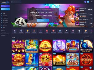 Casino Jax website screenshot
