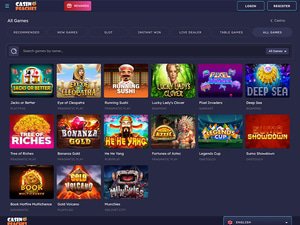Casino Peaches software screenshot