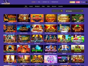 Purple Casino software screenshot