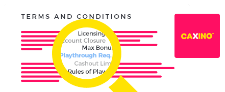 Caxino Casino Terms